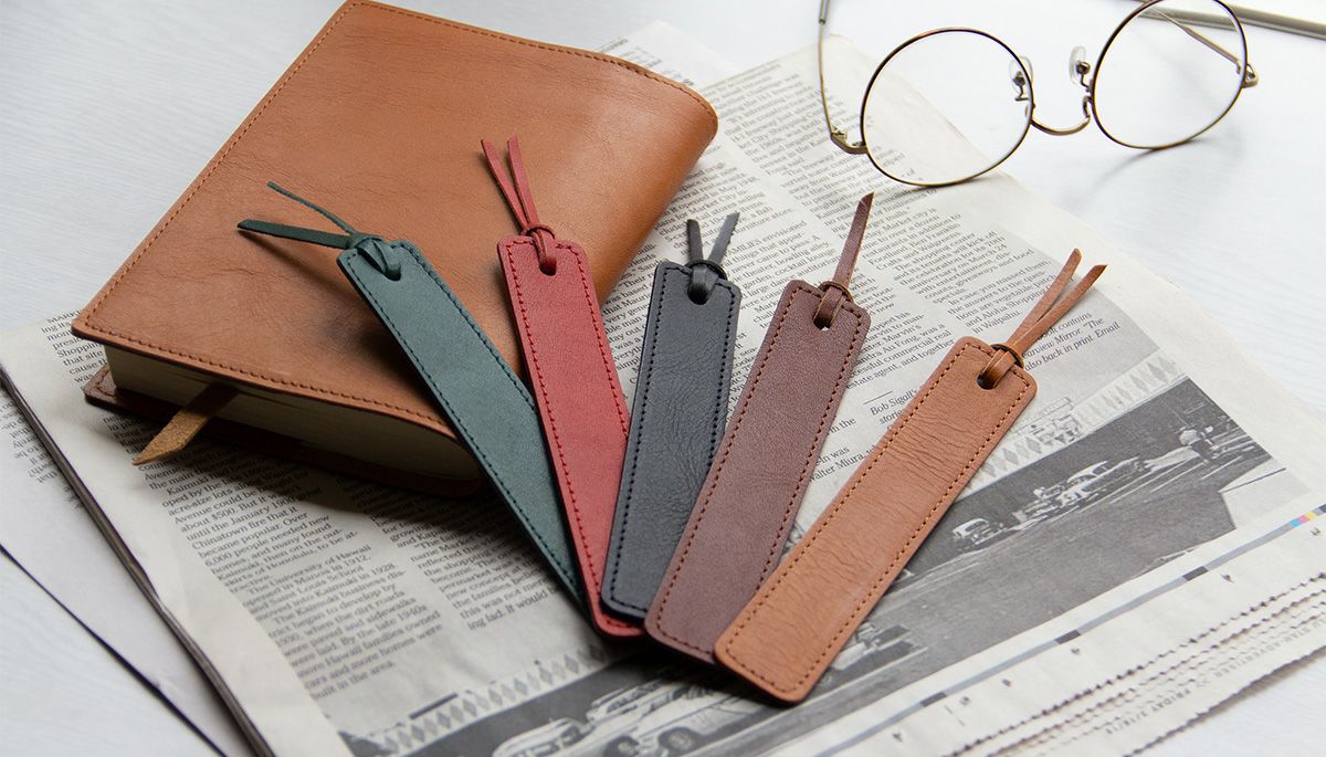 5色セット 栞 しおり ブックマーク 本革 ZE-V159S5 | aso公式