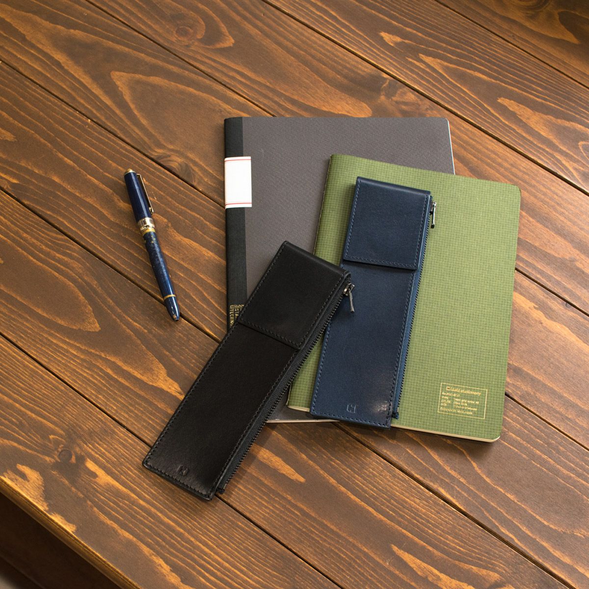 本革 2本差し ペンケース 日本製 スリム SK-W171 | aso(アソ)公式