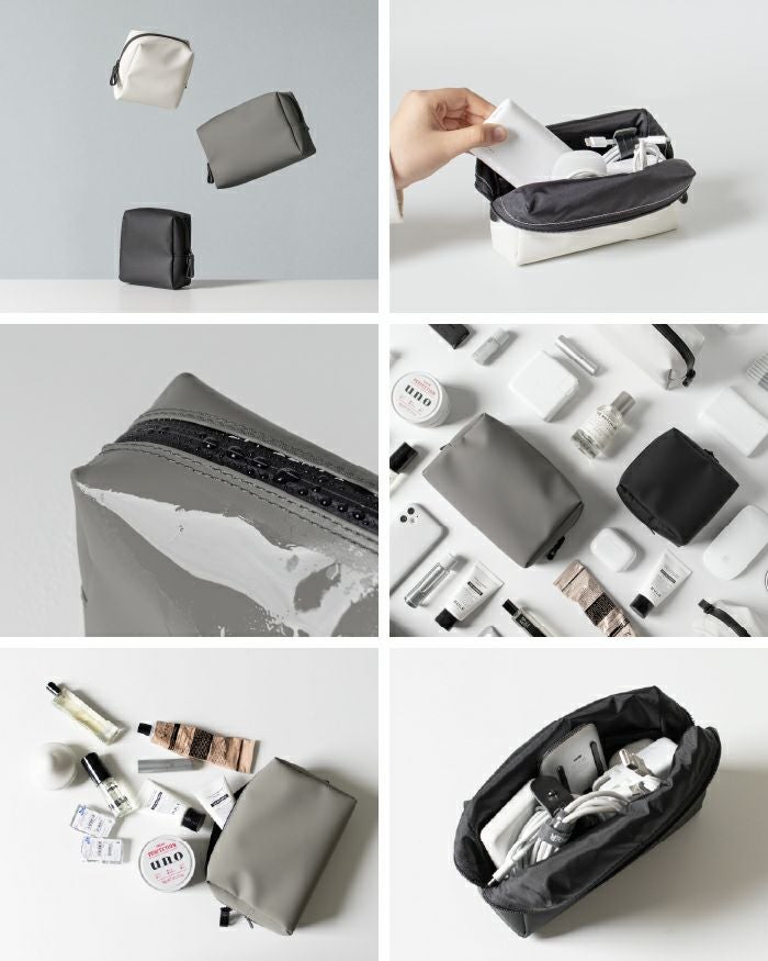 ◆フジサチ ◆プウアボーテ　リブインナー　ブラック＆ホワイト2枚セット TOFTPOUCH タフトポーチ tf-v180 | aso(アソ)公式オンラインストア