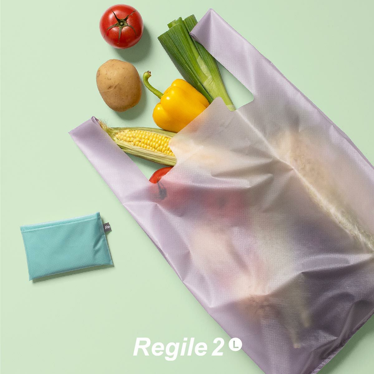 Regile（レジル） Lサイズ エコバッグ ユニセックス レジ袋 | aso(アソ